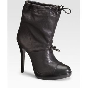 Tory Burch Trisha Drawstring Ankle Boots
